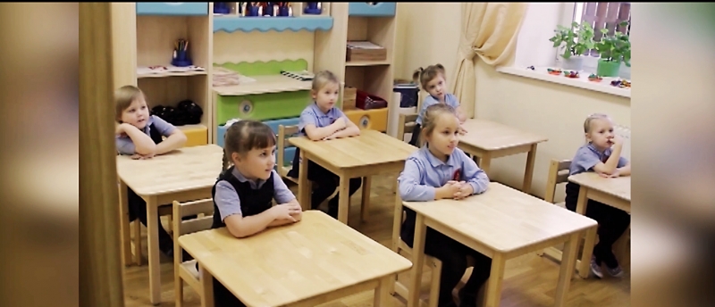 Фрагмент урока. Звуковые упражнения с детьми 5 лет