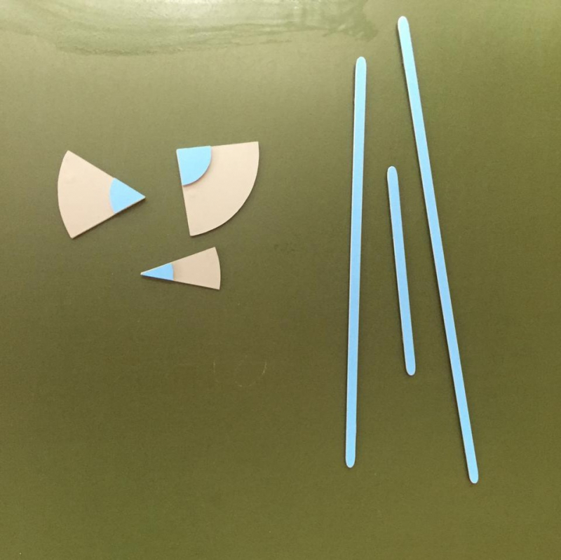 7 класс. Работа с набором отрезков и углов, из которых можно составить треугольник