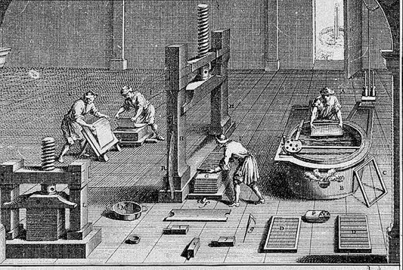 Путь бумаги в Европу