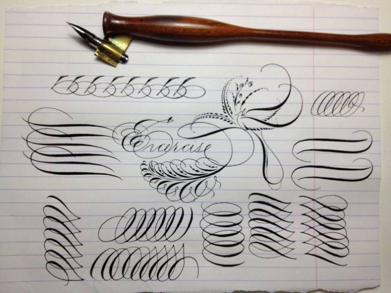 Поэтика росчерка, или танец на кончике пера